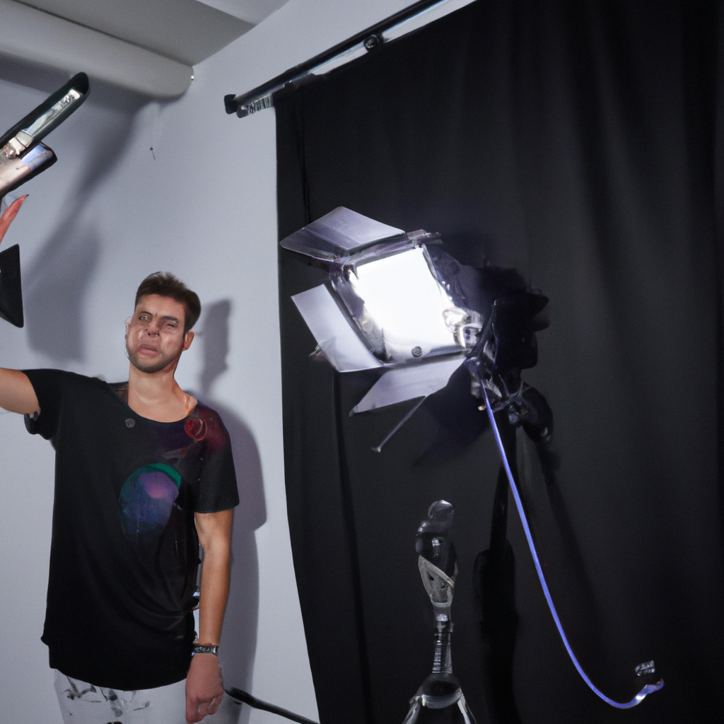 Retrato de Lucas Martín, técnico de iluminación